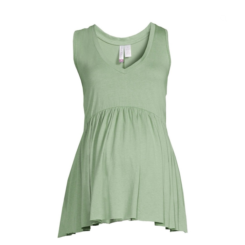 NWT Planet Motherhood Maternity Women's Sleeveless Empire Waist Top
